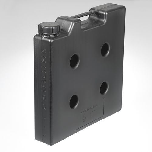 Jerrycan en HDPE - 0435-1055 - Bürkle - rectangulaire / compact / antistatique