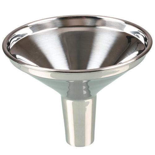 Entonnoir pour poudres - 9604-0100 - Bürkle - en acier inoxydable / filtrant / pour liquides