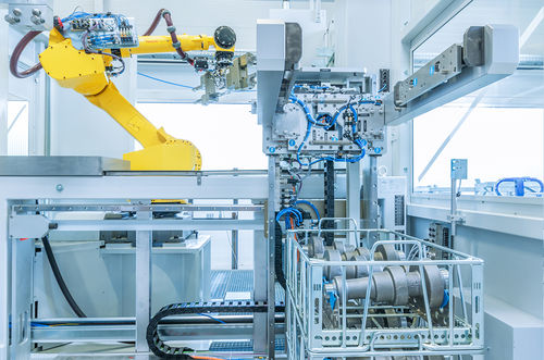Cellule robotisée d'ébavurage - WMS-engineering Werkzeuge-Maschinen-Systeme GmbH - de manutention