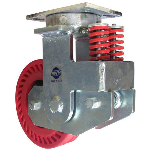 Roulette pivotante - SA - RWM Casters - à platine / pour fortes charges / amortisseuse