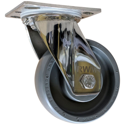 Roulette pivotante - S45  - RWM Casters - à platine / à roulement à billes / pour charges moyennes