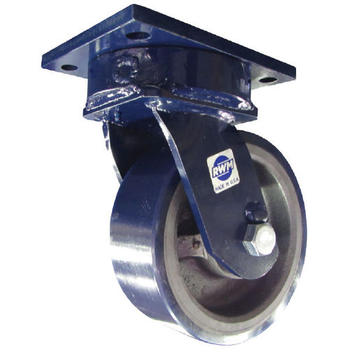 Roulette pivotante - 85  - RWM Casters - à platine / très fortes charges / monobloc