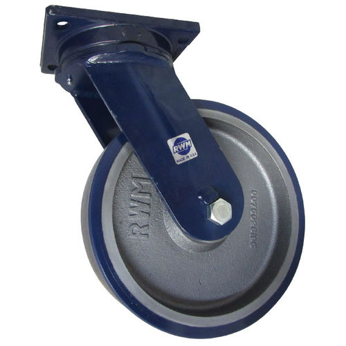 Roulette pivotante - 95  - RWM Casters - à platine / fortes charges / à pulvérulents