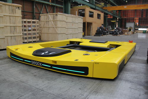 AGV de manutention - OMNI 60TONS - Seaqx NV - pour charges lourdes / électrique