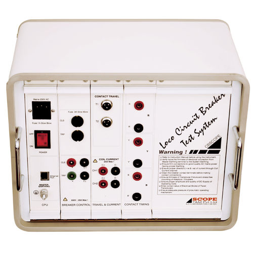 Appareil de test de performance - CB SCOPE - SCOPE T&M Pvt. Ltd. - manuel / de disjoncteur / pour applications ferroviaires