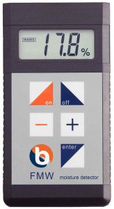 Humidimètre pour le bois - FMW-T  - Brookhuis Micro-Electronics - capacitif / haute fréquence / avec afficheur numérique