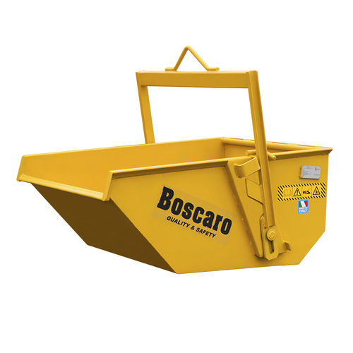 Benne à terre et à gravats en métal - A-D series - Boscaro s.r.l. - trapézoïdale