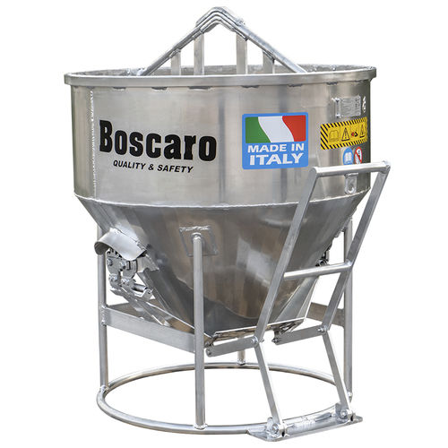 Benne à béton conique - C-NALU - Boscaro s.r.l. - en aluminium