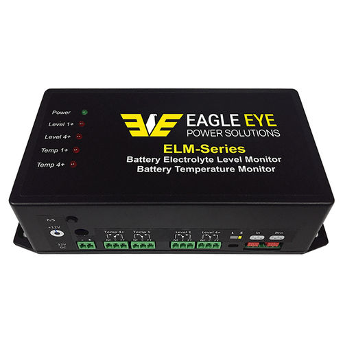 Système de surveillance à électrolyte - ELM series - Eagle Eye Power Solutions - de température / de niveau / de batterie