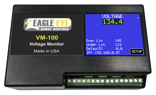 Contrôleur de batteries de tension - 24, 48, 125, 250 V | VM-100 - Eagle Eye Power Solutions