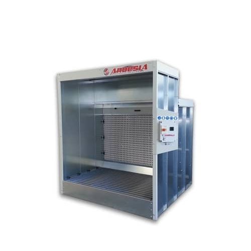 Cabine de peinture ouverte - Titanium - ARDESIA - pour pièces détachées / à filtre sec / modulable