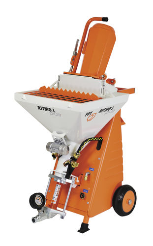 Pompe à béton mobile - RITMO L plus - Knauf PFT GmbH & Co. KG - pour chantier / électrique