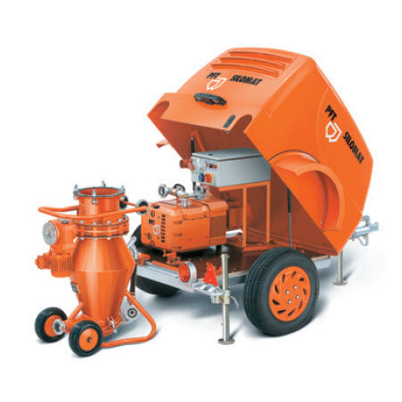 Système de transport pneumatique mobile - SILOMAT C series - Knauf PFT GmbH & Co. KG - pour mortier sec