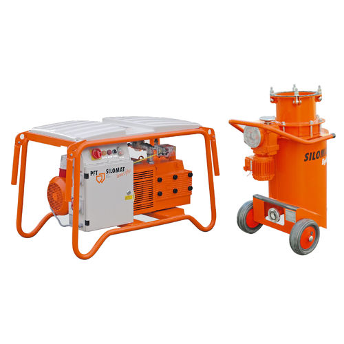 Système de transport pneumatique mobile - SILOMAT trans plus series - Knauf PFT GmbH & Co. KG - pour mortier sec
