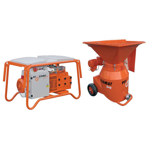 Système de transport pneumatique mobile - SILOMAT trans plus bag - Knauf PFT GmbH & Co. KG - pour mortier sec