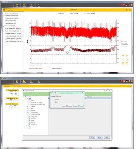 Logiciel de visualisation - OS 4A - OMEGA AIR d.o.o. Ljubljana - de supervision / d'acquisition / analyse de données / d'acquisition de données