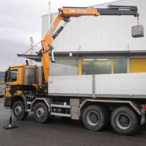 Grue montée sur camion - 225  - Effer S.p.a - à flèche articulée / pour chantier / de chargement