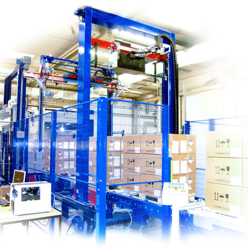 Cercleuse entièrement automatique - HUO-600 - Humboldt Verpackungstechnik GmbH - pour produits de grandes dimensions / pour charges lourdes / pour brique