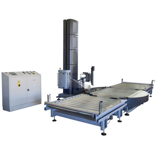 Banderoleuse à plateau tournant - HUD-2040 - Humboldt Verpackungstechnik GmbH - totalement automatique / pour applications industrielles / pour meuble