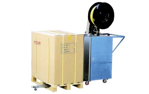 Cercleuse semi-automatique - 1800 x 524 x 1500 mm | HU-310 - Humboldt Verpackungstechnik GmbH - de palettes / verticale