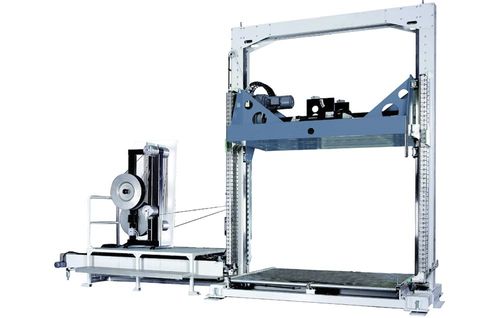 Cercleuse automatique - 60 p/h | HUO-600 - Humboldt Verpackungstechnik GmbH - de palettes / verticale