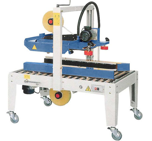 Fermeuse de caisses en carton à double rabats - HU-K-2-SD - Humboldt Verpackungstechnik GmbH - ruban adhésif