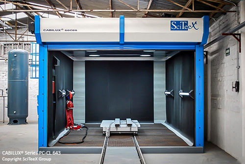 Cabine de sablage manuelle - CABILUX series - SciTeeX - à pression