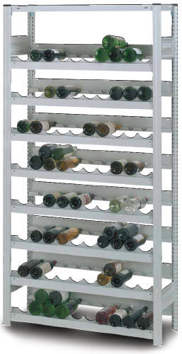 Rayonnage pour entrepôt de stockage - max. 300 kg | ORION PLUS - Hofe Regalsysteme - mono-face / pour charges légères / pour bouteilles