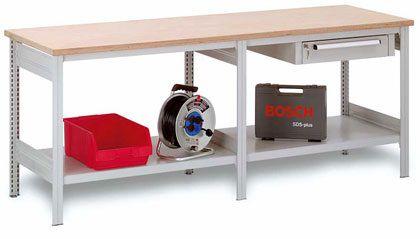 Table de travail - max. 125 kg | ORION PLUS - Hofe Regalsysteme