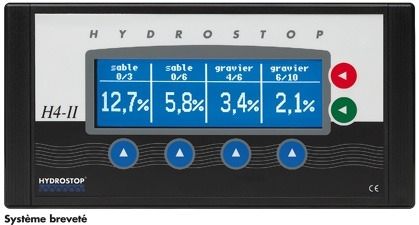Humidimètre pour le béton - H4-II Sonde MO2 - Hydrostop - à micro-ondes / avec afficheur numérique / pour montage sur panneau