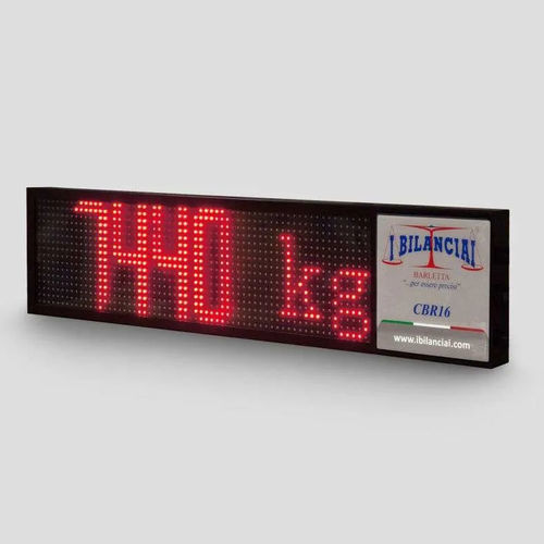 Répéteur de poids affichage à LED - CBR16  - I Bilanciai Srl - mural / IP68 / déroulant