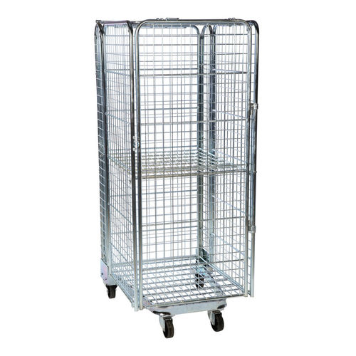 Roll-conteneur multiusage - SRCN0708-N2 - Arcawa GmbH - en maille métallique / à étagères / 4 panneaux