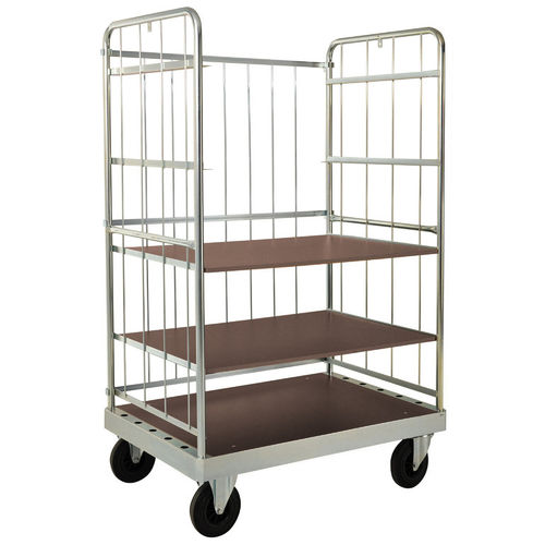 Roll-conteneur multiusage -  AKM140-2B - Arcawa GmbH - à étagères / en maille métallique / 3 panneaux