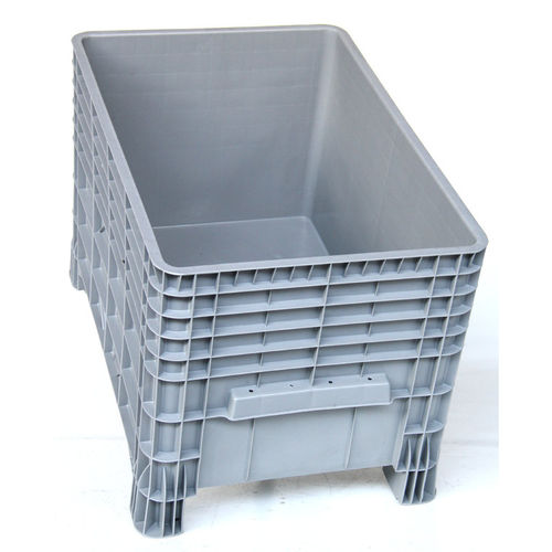 Caisse-palette en HDPE - 1425A.100.554 - Arcawa GmbH - pour produits en vrac / pour applications alimentaires / avec couvercle