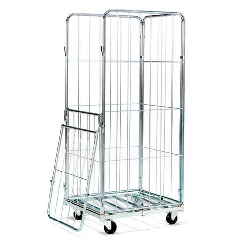 Roll-conteneur multiusage - MR 0708-4S - Arcawa GmbH - 4 panneaux / en maille métallique