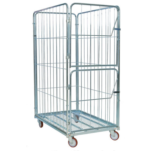 Roll-conteneur multiusage - MR081218-4SF - Arcawa GmbH - en maille métallique / 4 panneaux