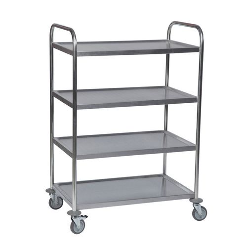 Chariot de transport - AKM 60356 - Arcawa GmbH - en acier inoxydable / 4 niveaux / polyvalent