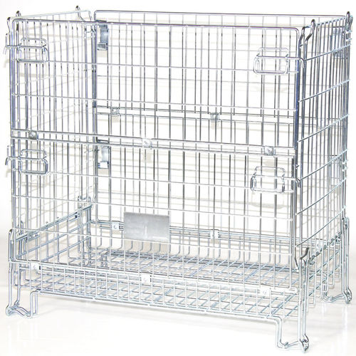 Caisse-palette grillagée - PCMK120812 - Arcawa GmbH - de stockage / de transport / pliable