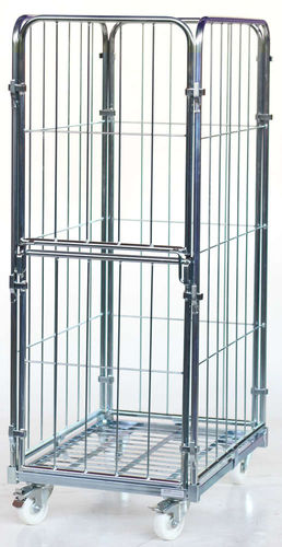 Roll-conteneur multiusage - MR 060815-4S - Arcawa GmbH - 4 panneaux / en maille métallique