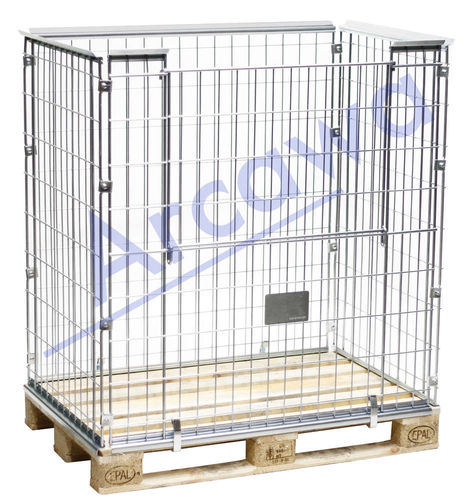 Réhausse palette pliable - PA120815-1K12 - Arcawa GmbH - à encombrement réduit / grillagé
