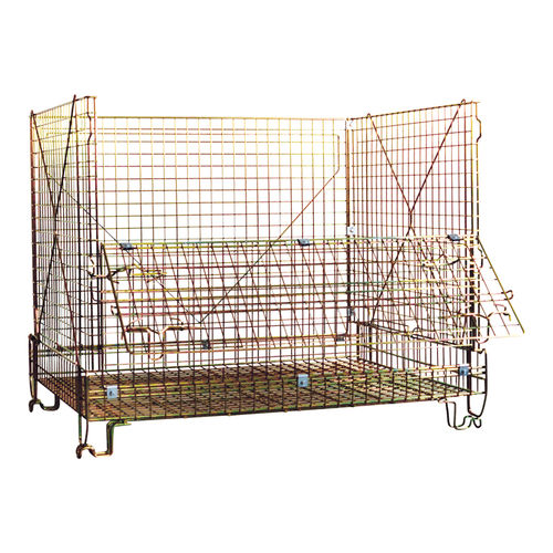 Caisse-palette grillagée - PCMK14511412 MAX - Arcawa GmbH - de stockage / pliable / gerbable