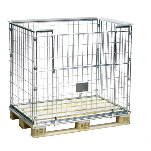 Réhausse palette en métal - PA120810-1K12 - Arcawa GmbH - pliable / à encombrement réduit / grillagé