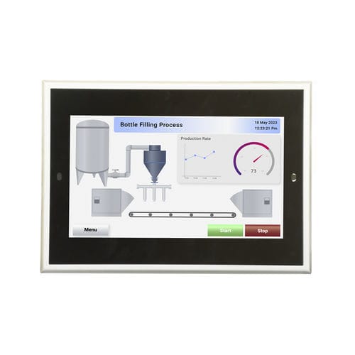 Pupitre Web HTML5 - WP6070CN-M Plus - Renu Electronics GmbH - TFT LCD / à écran tactile capacitif / 7"