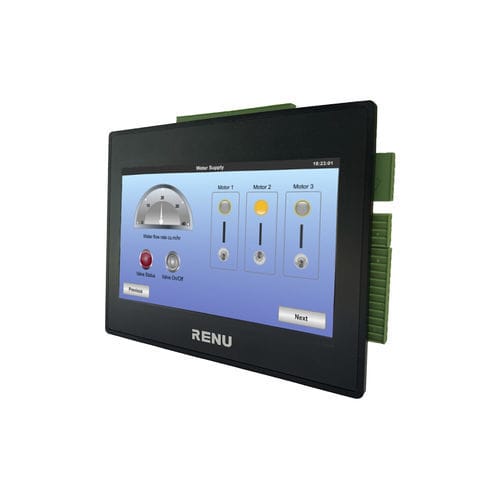 IHM avec E/S - FP2070TN-LE2016RP-A0402U - Renu Electronics GmbH - à écran tactile résistif / encastrable / 800 x 480