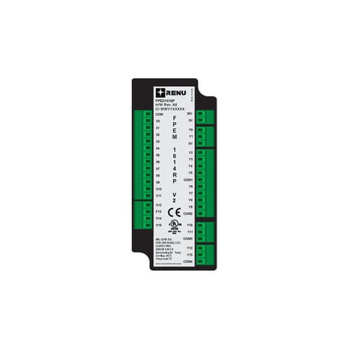Module E/S numérique - FPEM-1614RP-V2  - Renu Electronics GmbH - RS-485 / 16 entrées numériques / à 14 sorties numériques