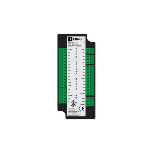 Module E/S numérique - FPEM-1212RP-A0200L-V2 - Renu Electronics GmbH - RS-485 / à 2 entrées analogiques / 10 sorties relais