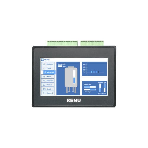 IHM à écran tactile résistif - FP2043TN-LE1208P-A0402U-V3 - Renu Electronics GmbH - encastrable / 480 x 272 / RISC