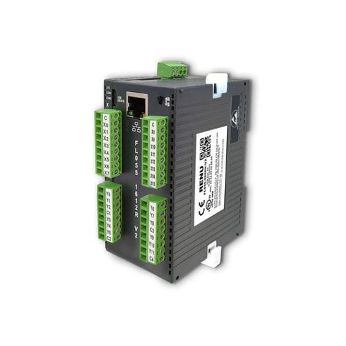 Automate programmable sur rail DIN - FL055-1612R-V2 - Renu Electronics GmbH - à entrées numériques / à 16 E / sorties relais