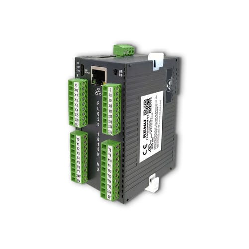 Automate programmable sur rail DIN - FL055-1616N-V2 - Renu Electronics GmbH - à 16 E / à entrées numériques / sorties numériques