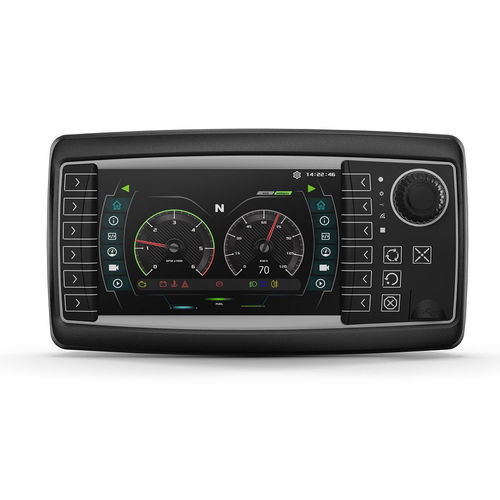 Terminal opérateur à écran tactile PCT - OPUS A6s  	 - Topcon Electronics GmbH & Co. KG - avec clavier / encastrable / 800 x 480